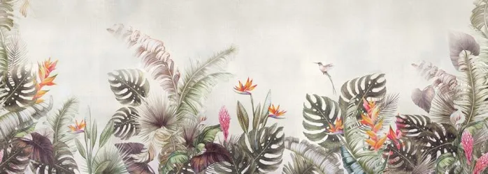 BIRD OF PARADISE | Carta da parati foglie